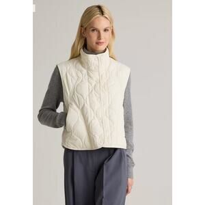 Quince Featherless Quilted Puffer Vest Size L NWT